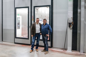 Markus Ammann KABE und Georg Ehlen, Leiter Produktion bei ERO